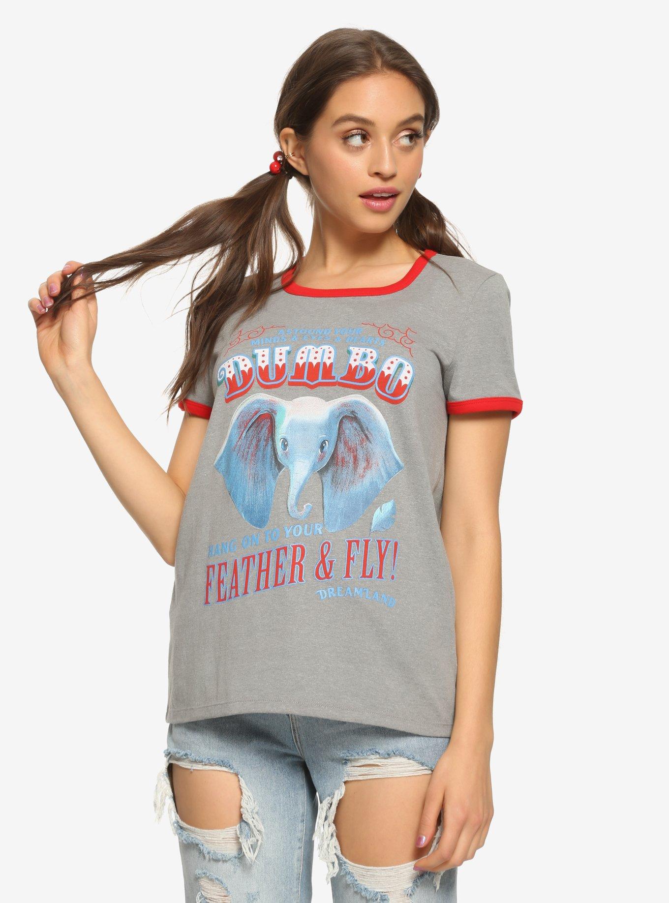 Disney Dumbo Vintage Poster Girls Ringer T-Shirt, MULTI, hi-res