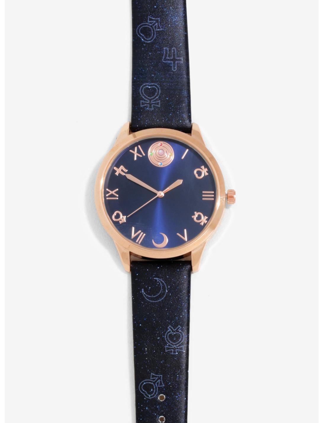 Sailor Moon Celestial Rose Gold Watch - BoxLunch Exclusive, , hi-res