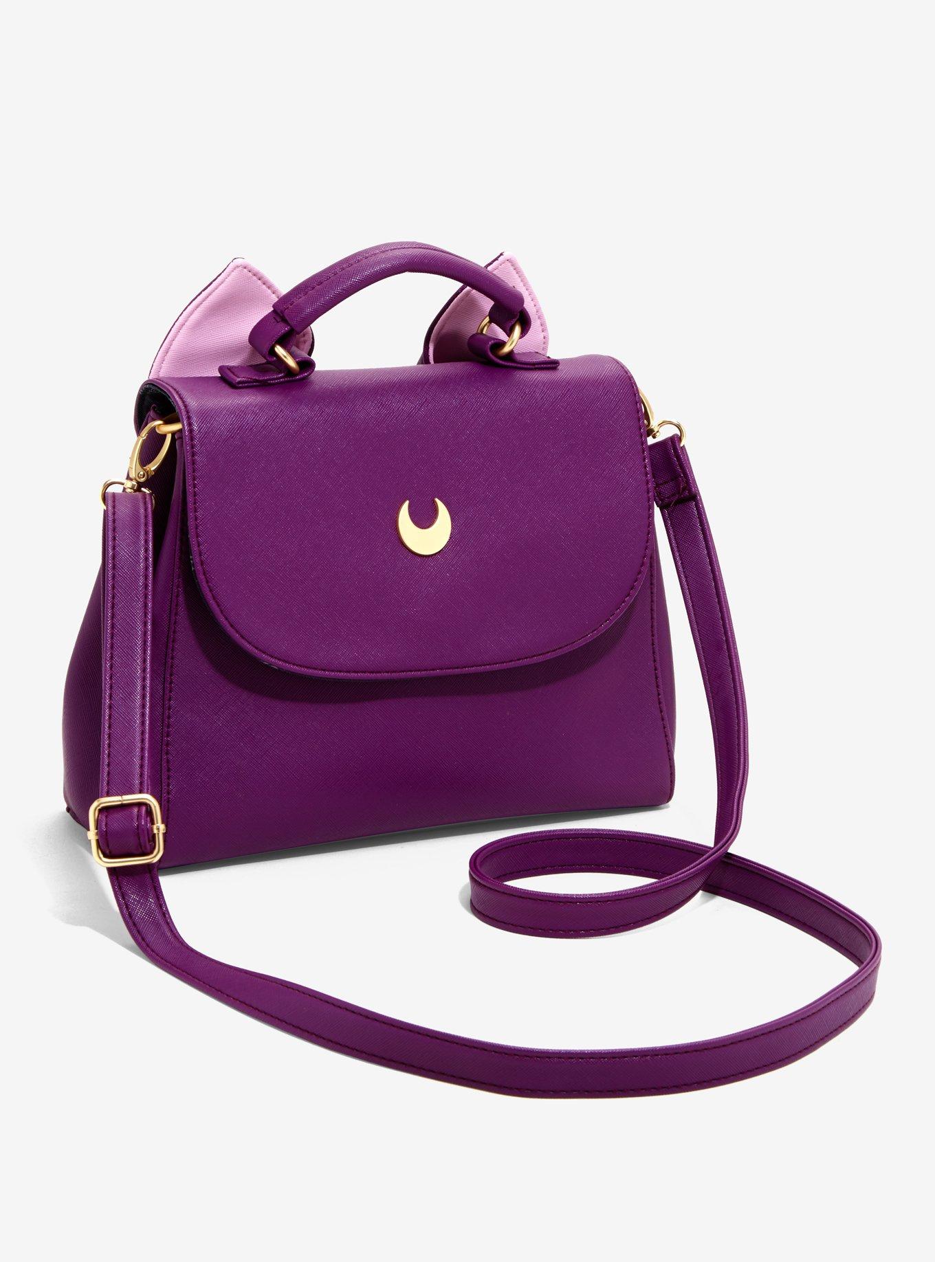 Sailor Moon Purple Luna Crossbody Bag Hot Topic