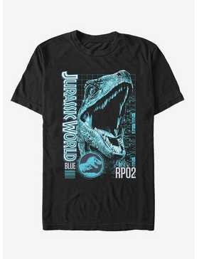 Jurassic World Fallen Kingdom Blue Portrait T-Shirt, , hi-res
