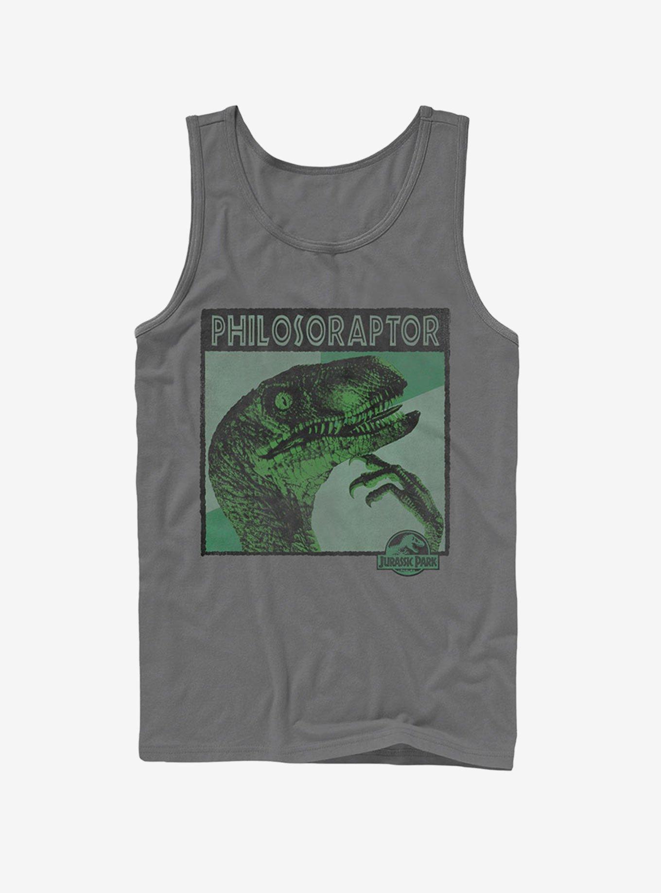 Deep Thinker Philosoraptor Tank, , hi-res