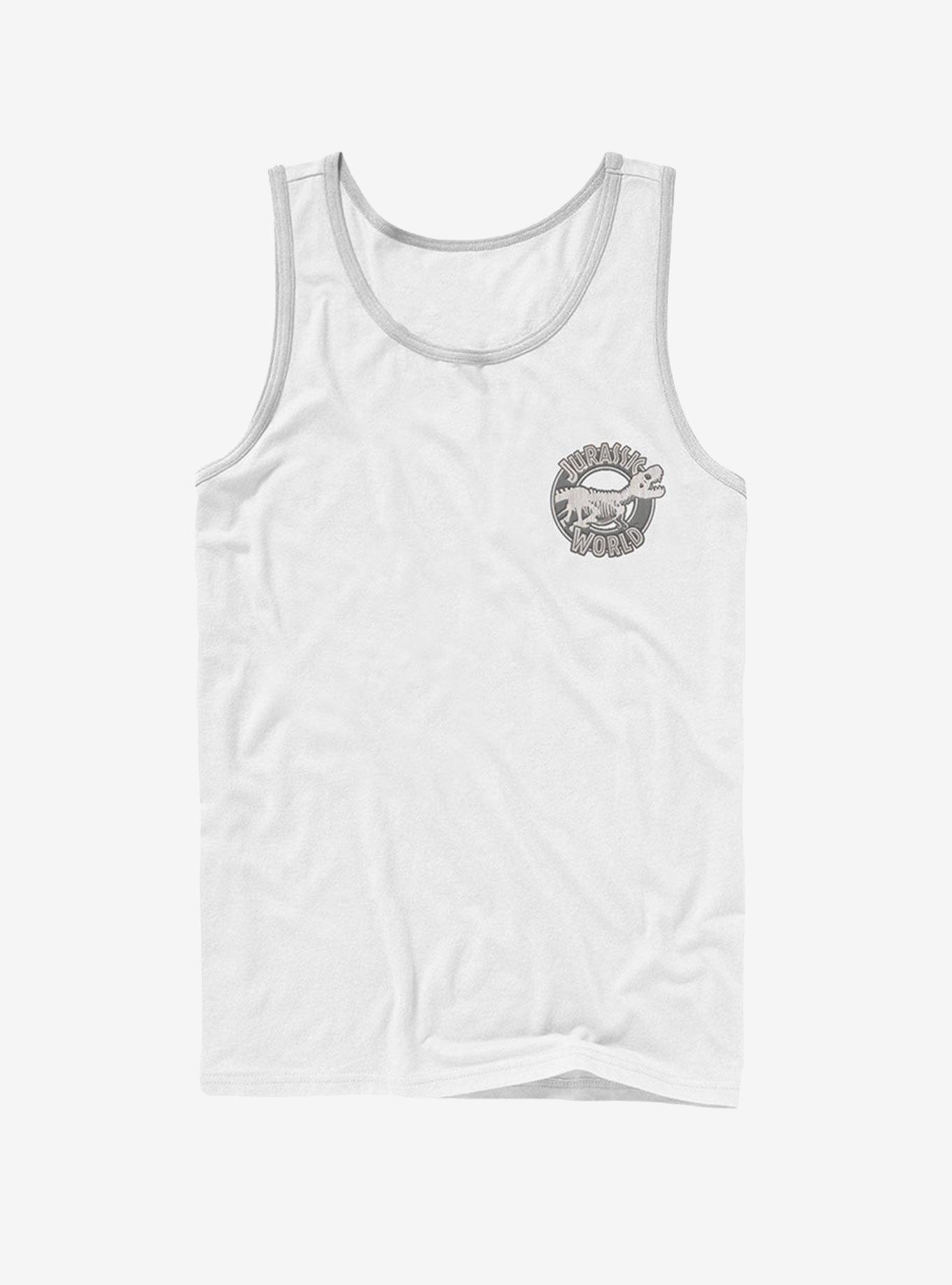 Jurassic World Fallen Kingdom Skeleton Badge Tank