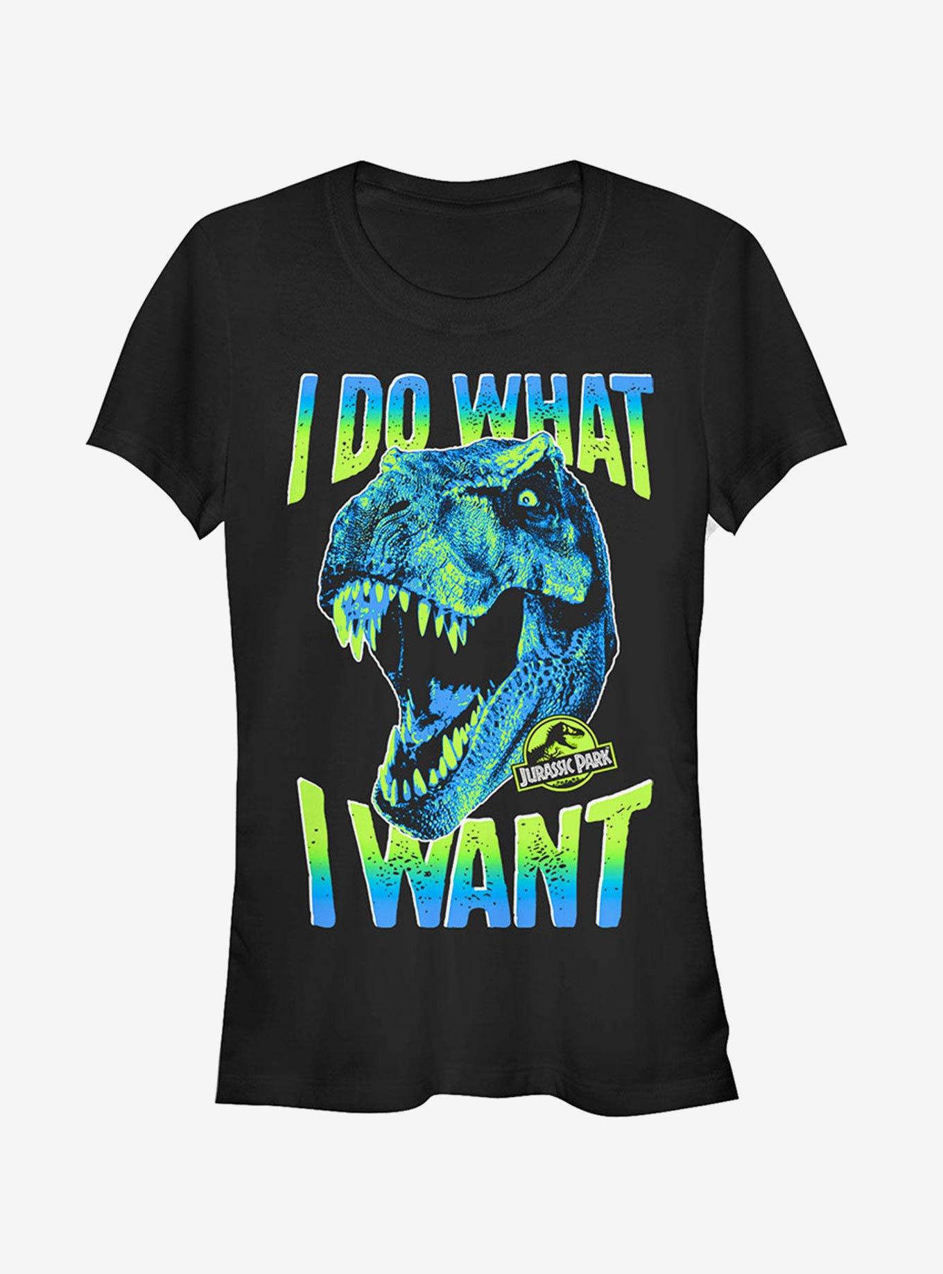 T. Rex Do What I Want Girls T-Shirt, BLACK, hi-res