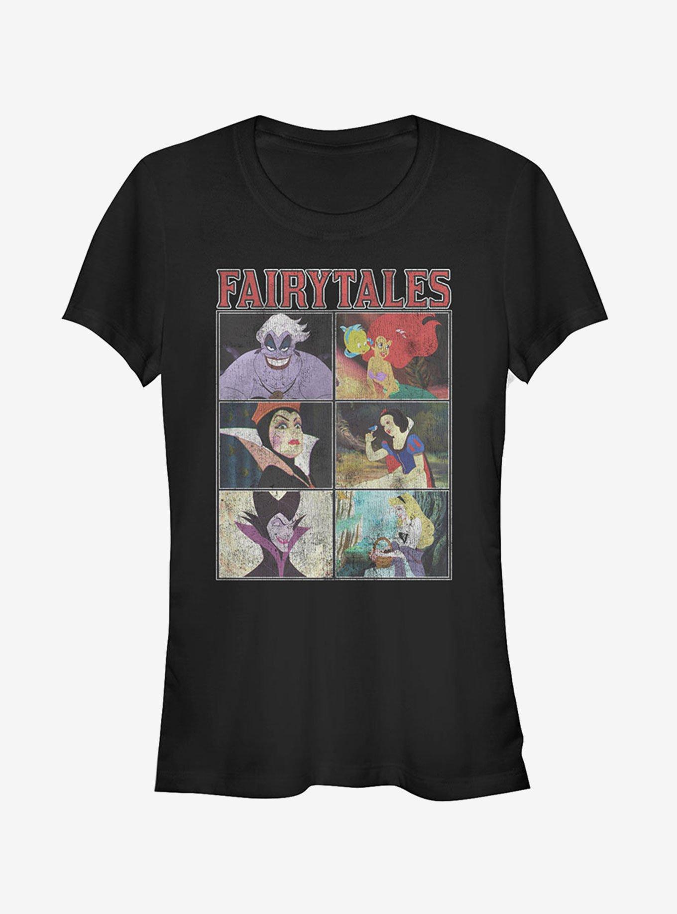 Disney Fairytale Evil Witches Girls T-Shirt, BLACK, hi-res