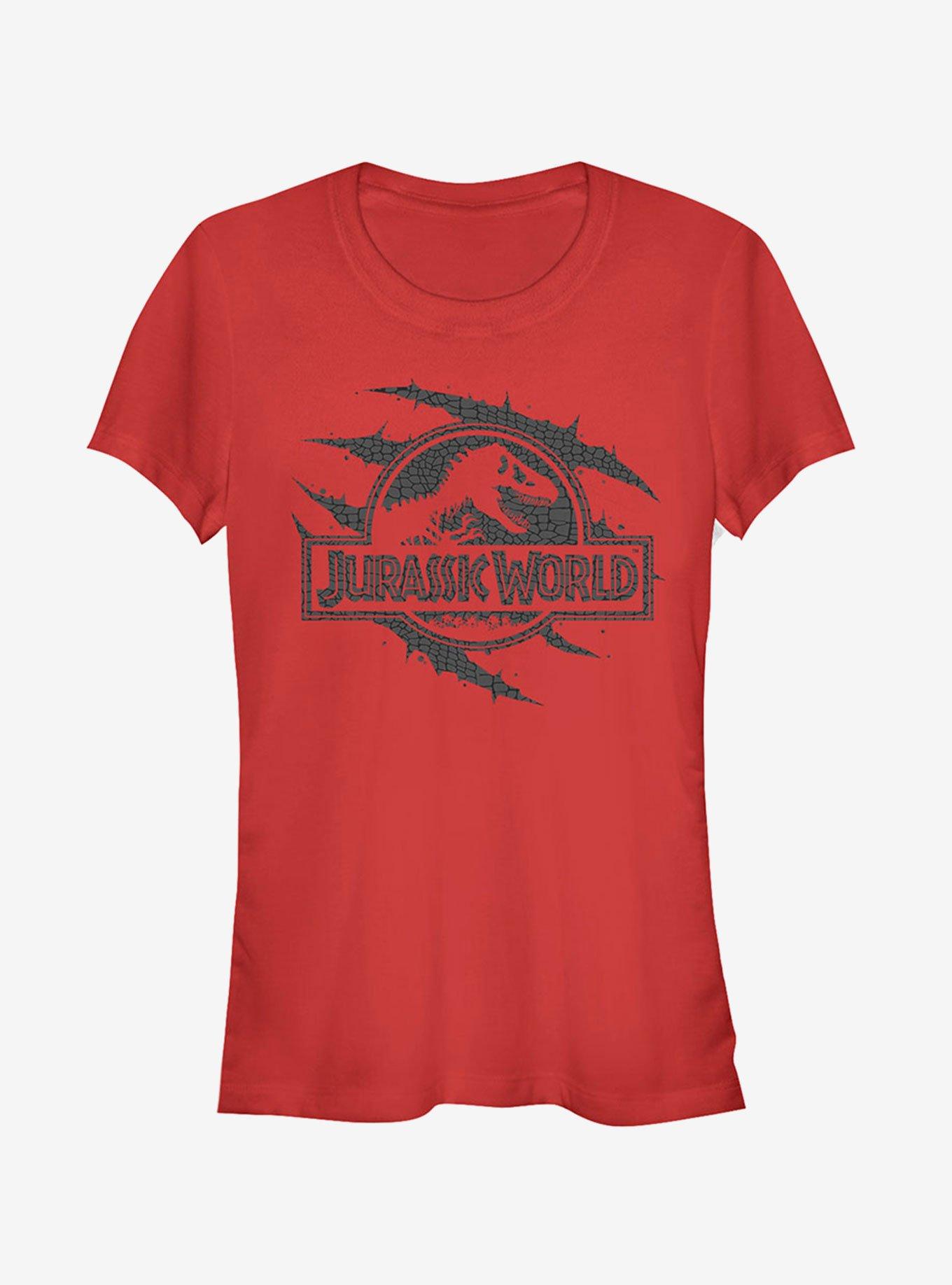 Jurassic World Fallen Kingdom Logo Scales Slash Girls T-Shirt, , hi-res