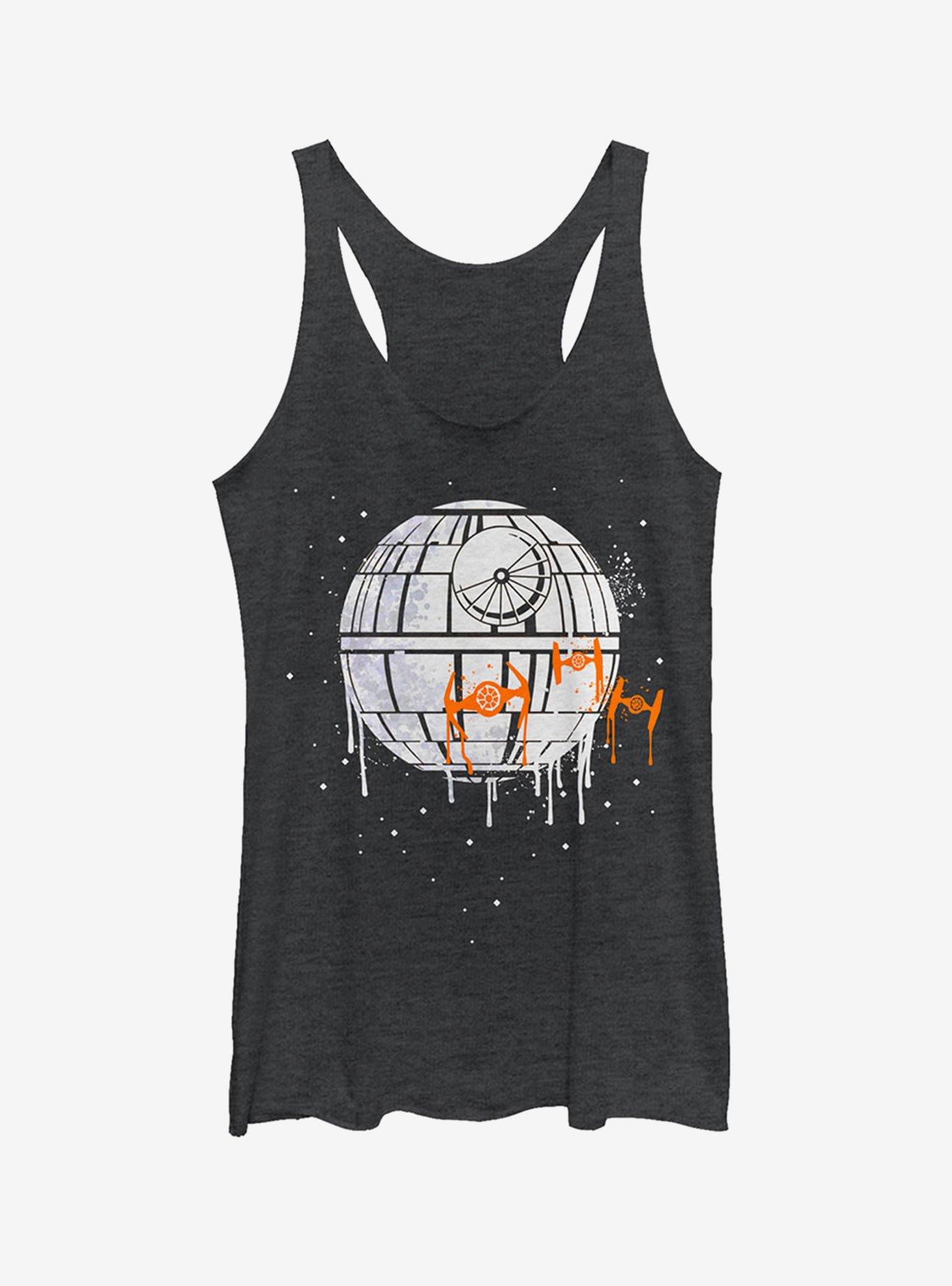 Halloween Death Star Drip Girls Tank, , hi-res