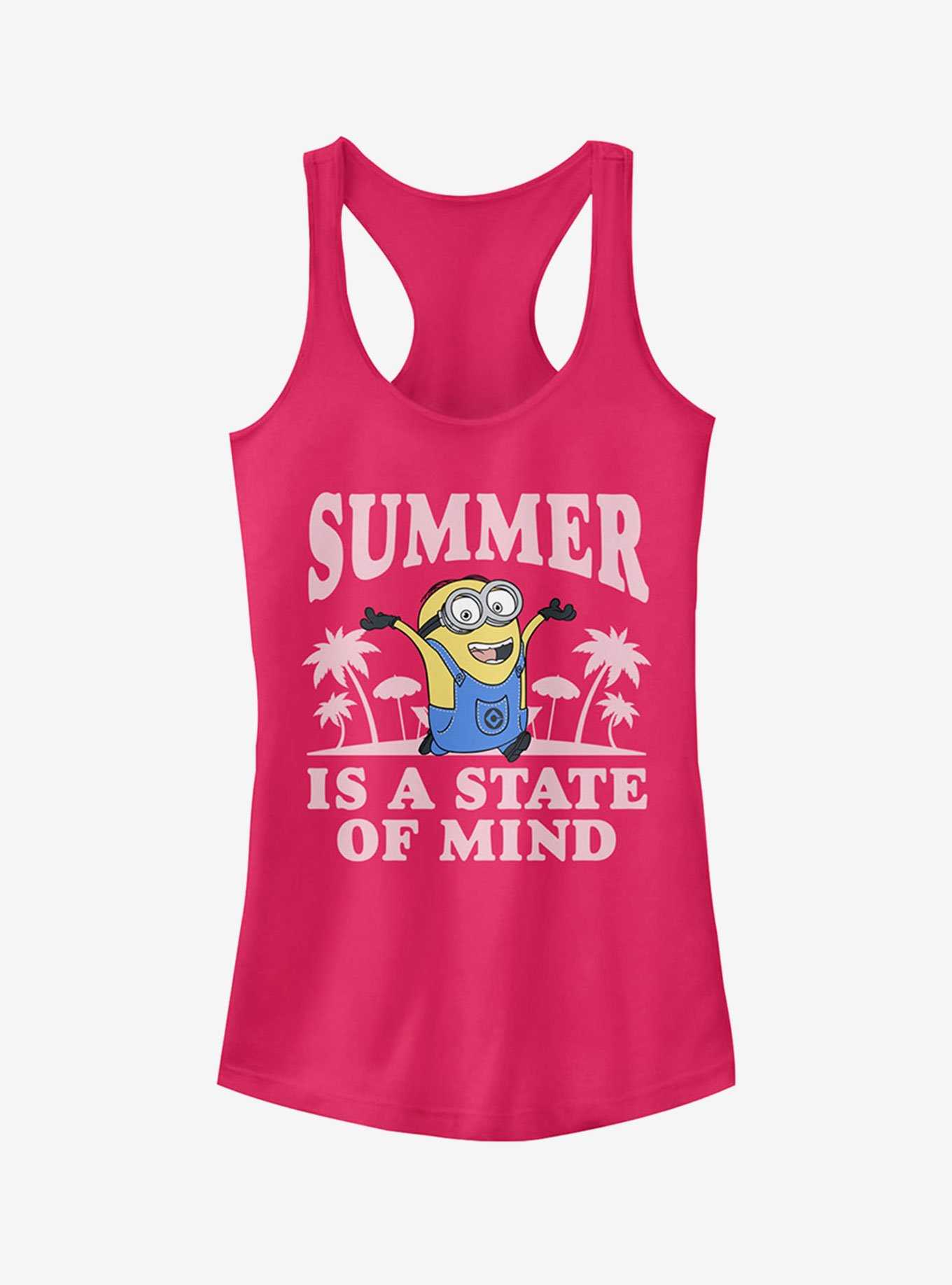 Minion Summer State of Mind Girls Tank, , hi-res