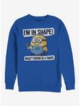 Minion Round Shape Sweatshirt, ROYAL, hi-res