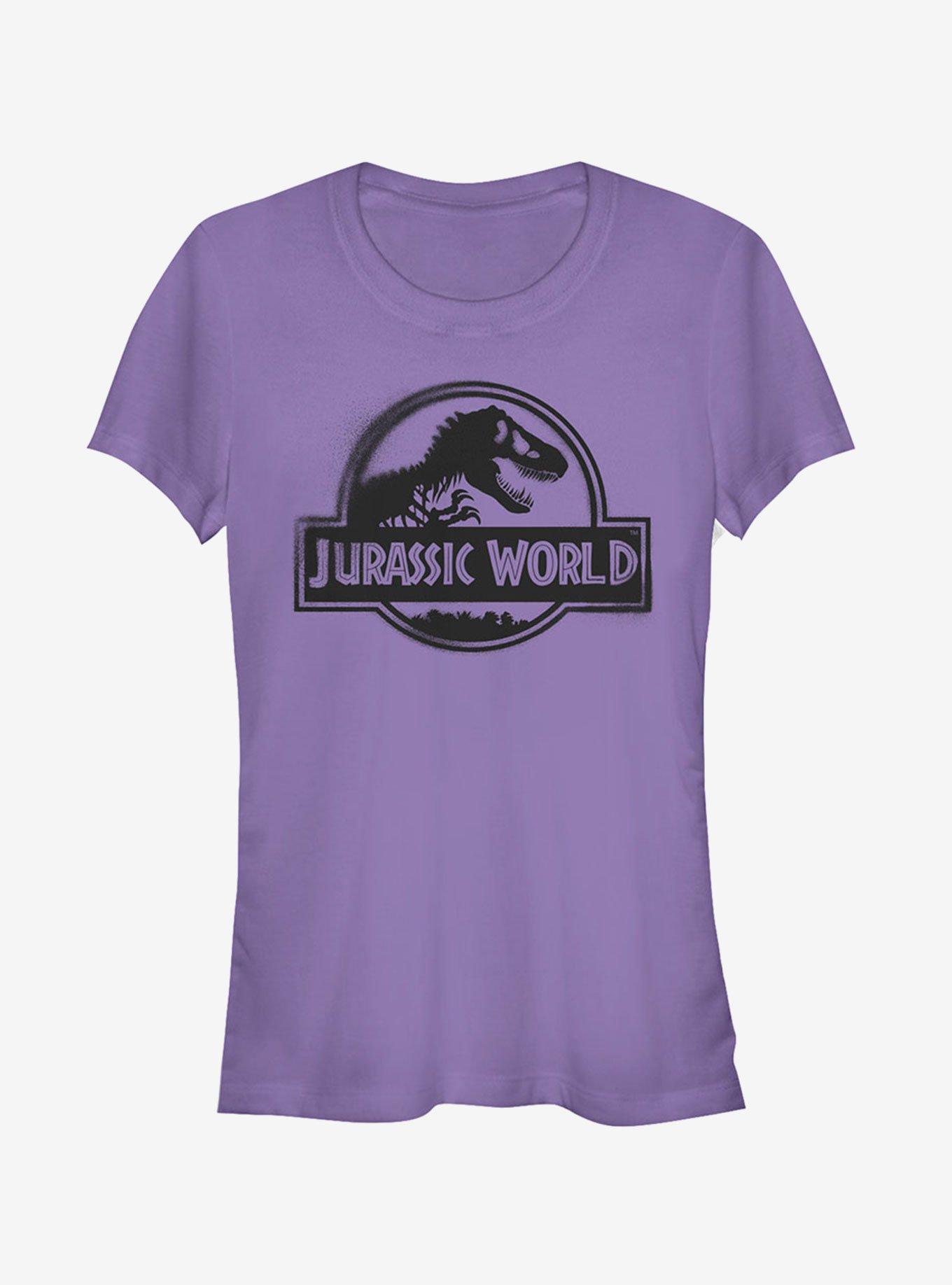 Jurassic World Fallen Kingdom Spray Paint Print Logo Girls T-Shirt