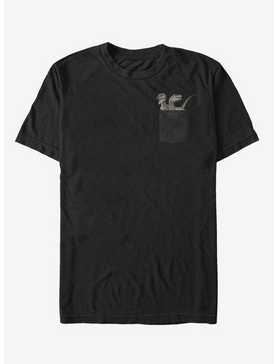 Raptor Faux Pocket Print T-Shirt, , hi-res