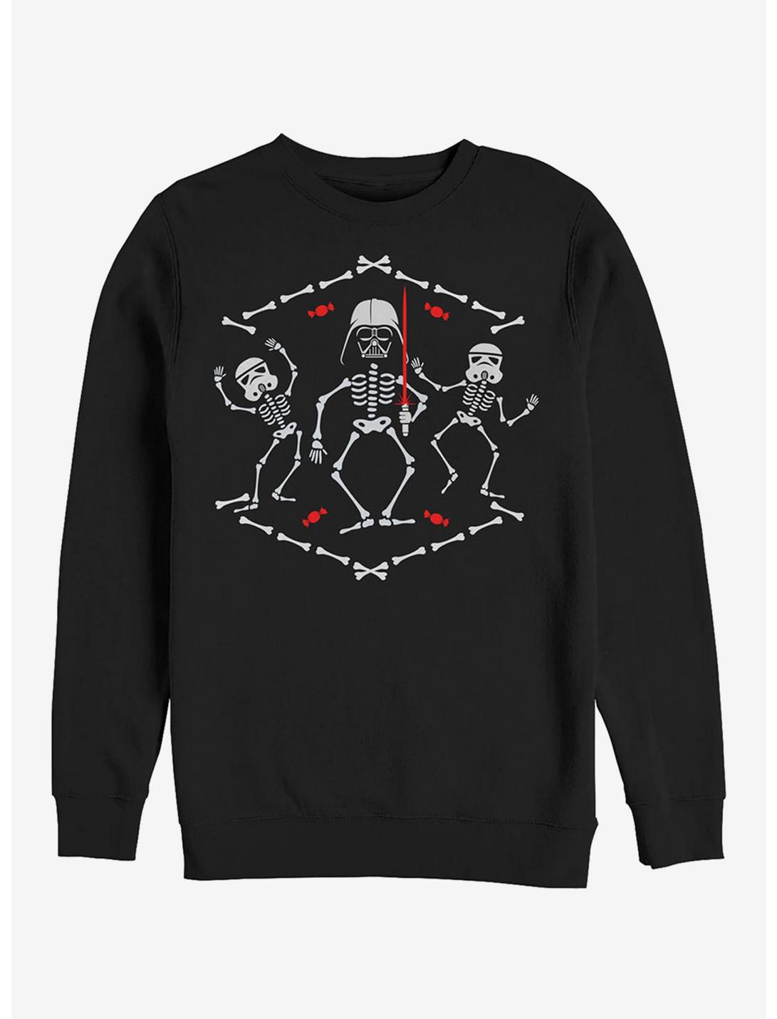 Lucasfilm Halloween Vader Skeleton Dance Sweatshirt, BLACK, hi-res