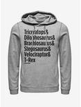 Triceratops and Dilophosaurus Hoodie, ATH HTR, hi-res