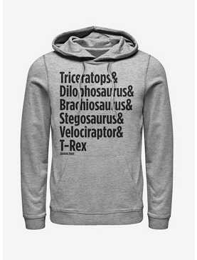 Triceratops and Dilophosaurus Hoodie, , hi-res