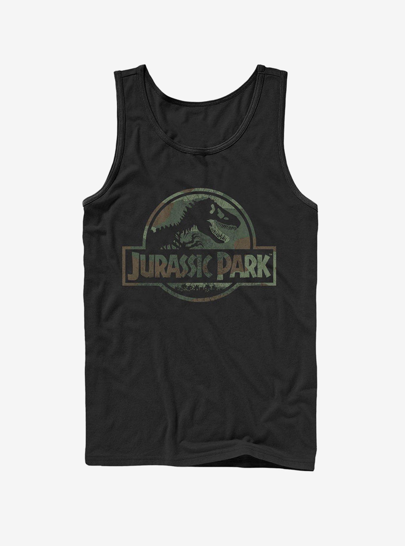 Dark Camo Logo Tank, BLACK, hi-res