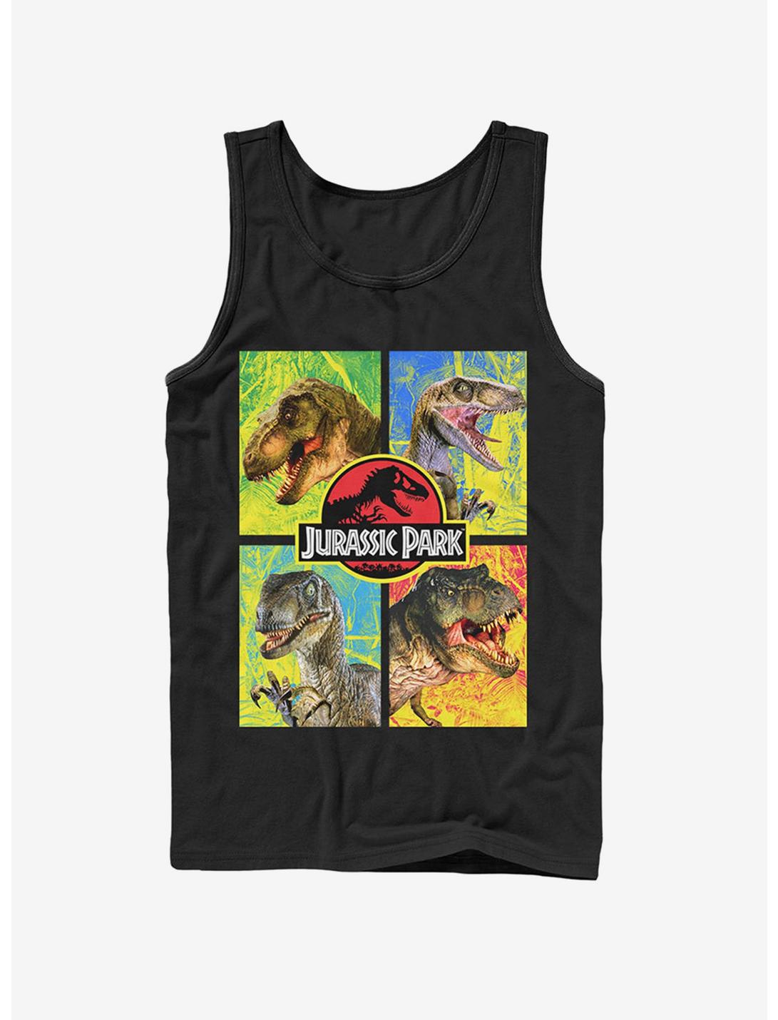 T. Rex and Velociraptor Tank, BLACK, hi-res