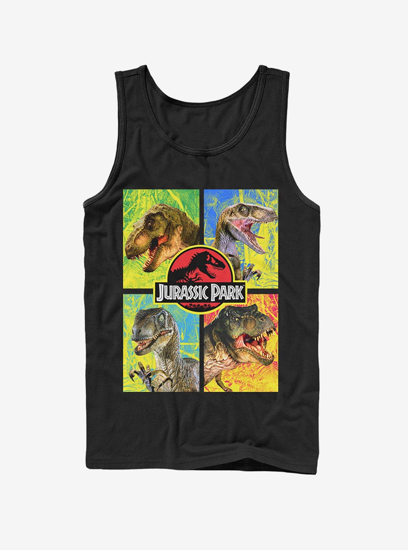 T. Rex and Velociraptor Tank, BLACK, hi-res