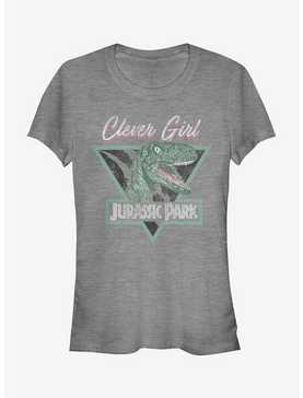 Jurassic Park Retro Clever Girl Triangle Girls T-Shirt, , hi-res
