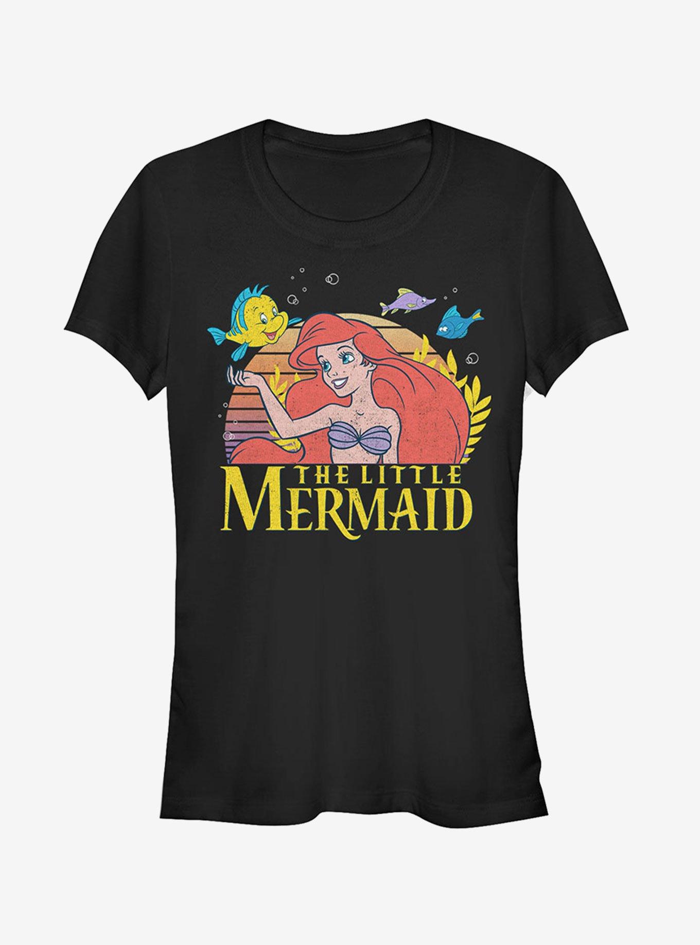 Disney The Little Mermaid Ariel Classic Girls T-Shirt, BLACK, hi-res