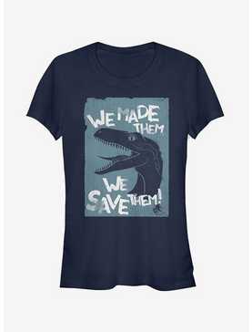 Jurassic World Fallen Kingdom We Save Them Girls T-Shirt, , hi-res