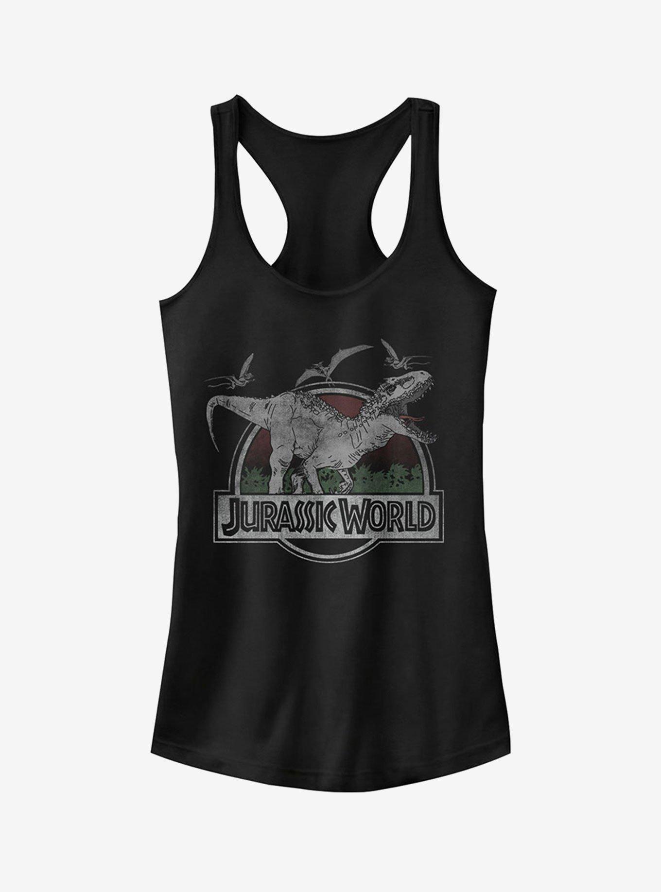 T. Rex and Pterodactyls Girls Tank, , hi-res