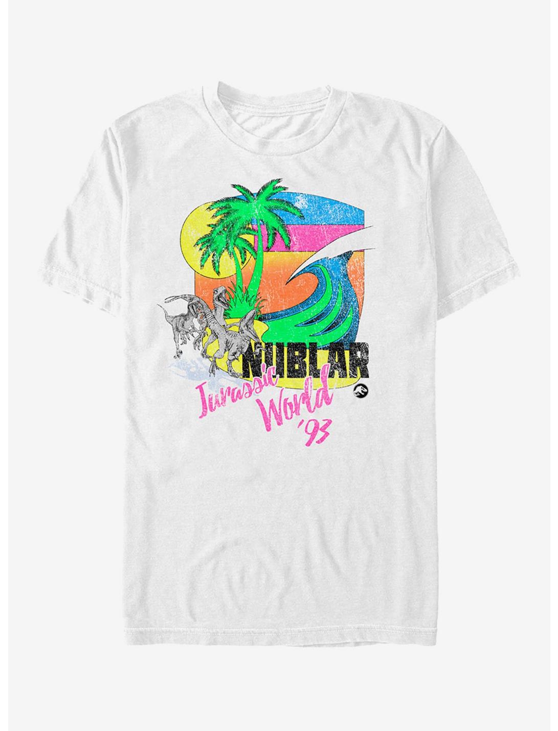 Retro '93 Surf Nublar T-Shirt, WHITE, hi-res