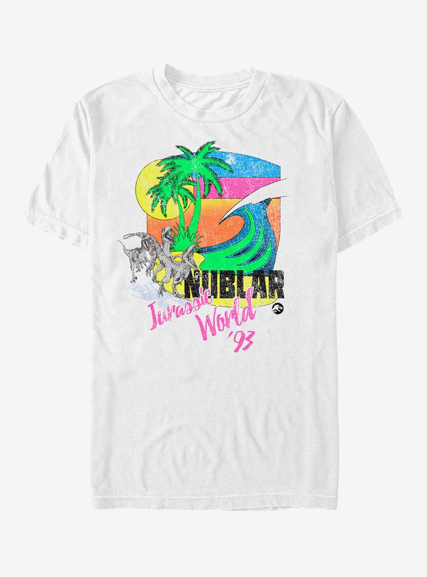 Retro '93 Surf Nublar T-Shirt, WHITE, hi-res