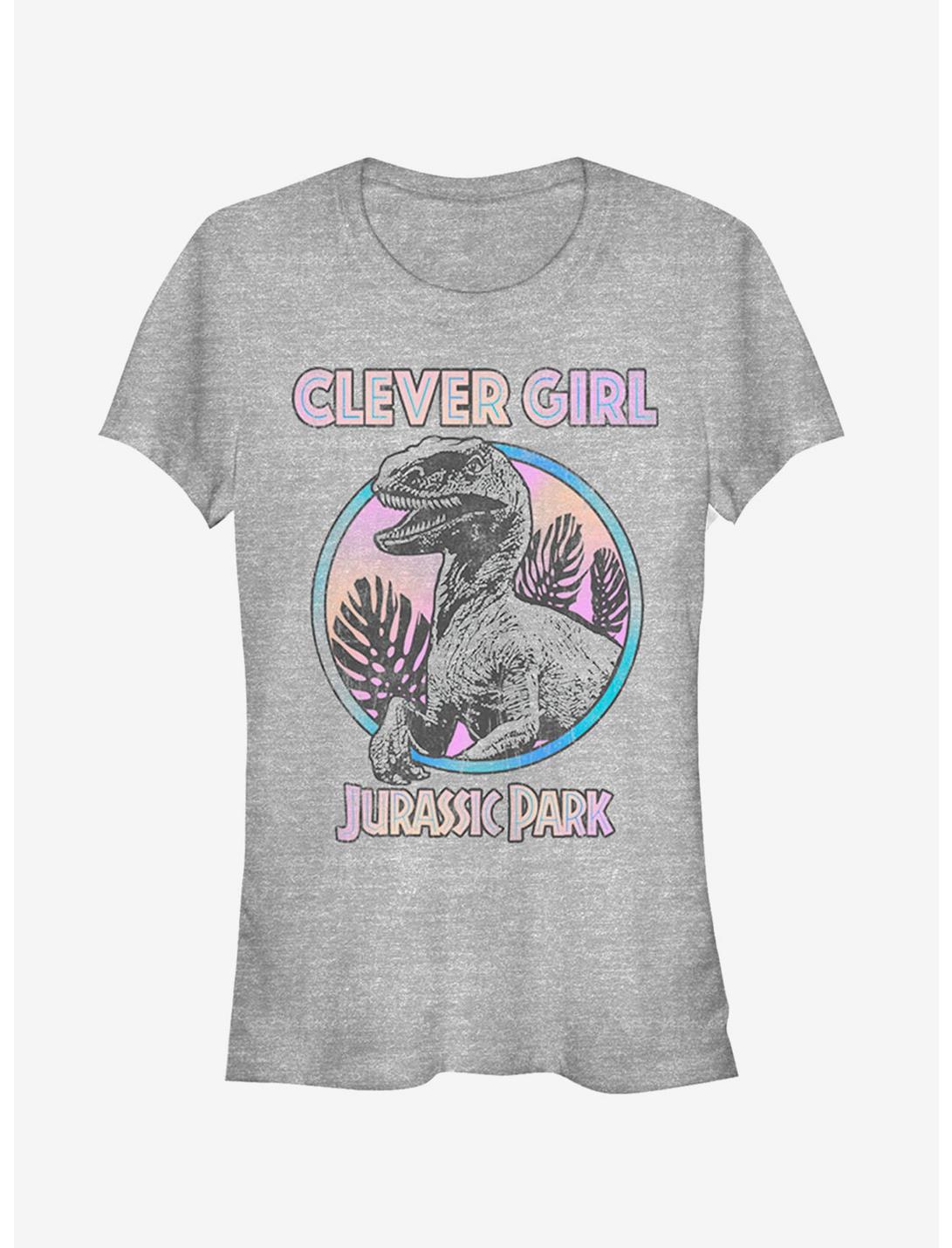 Retro Clever Girl Girls T-Shirt, ATH HTR, hi-res