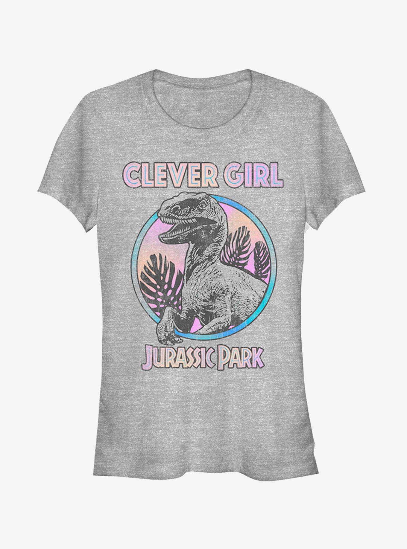 Retro Clever Girl Girls T-Shirt, ATH HTR, hi-res