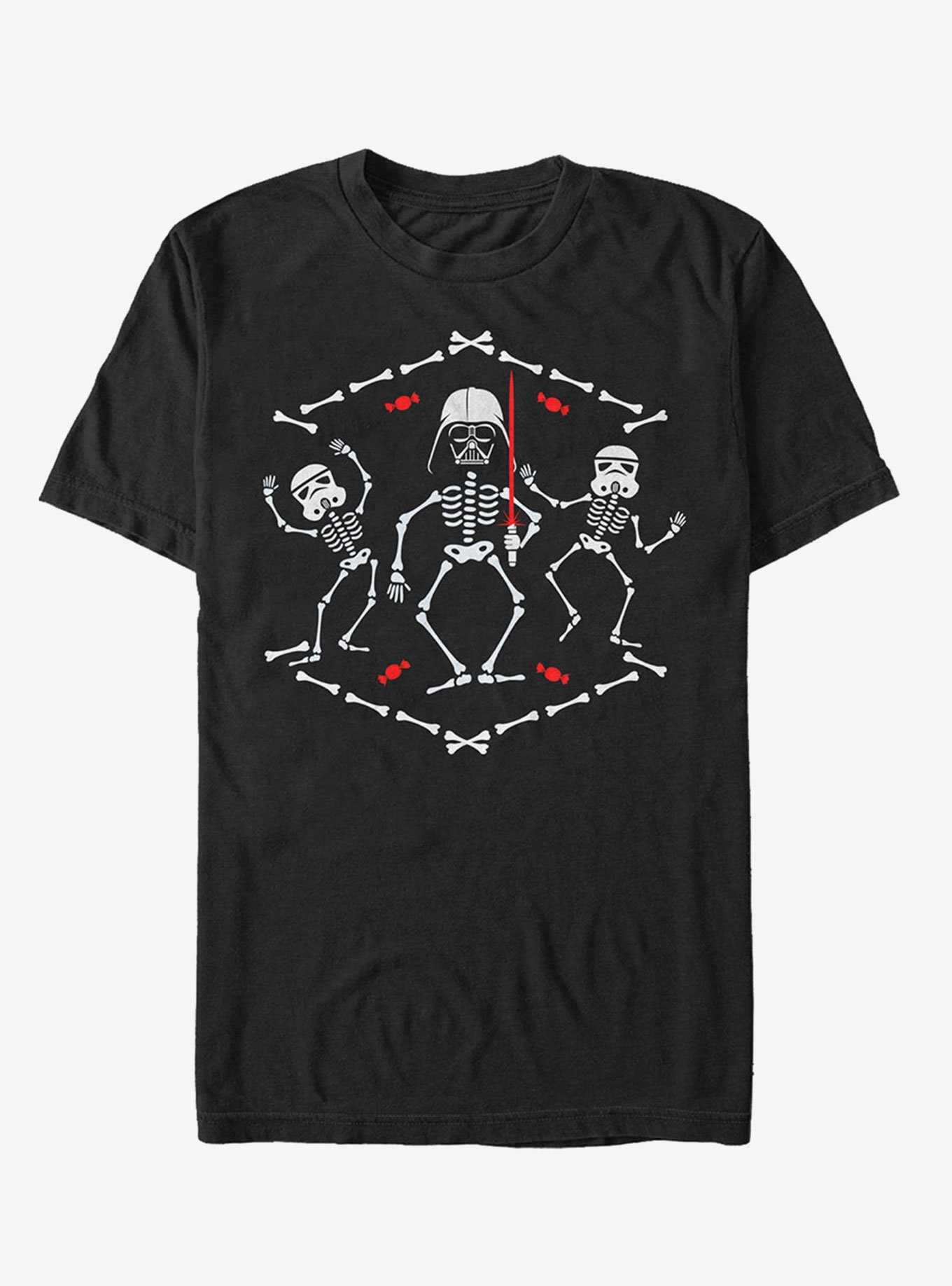 Halloween Vader Skeleton Dance T-Shirt, , hi-res
