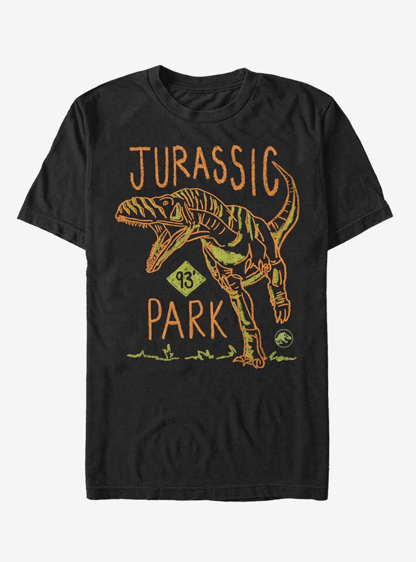 T. Rex Crayon Print T-Shirt, , hi-res