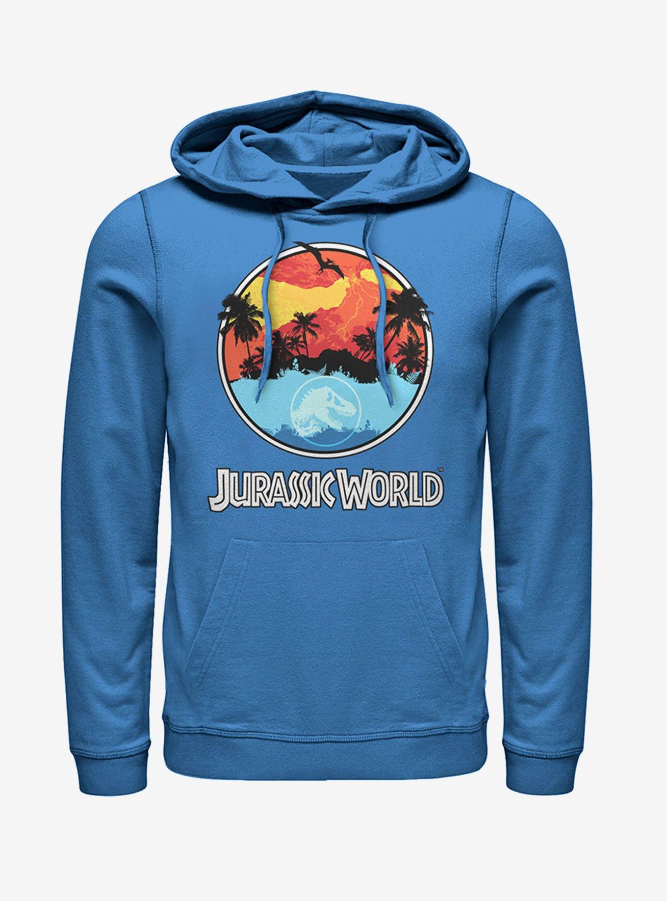 Jurassic World Fallen Kingdom Apocalypse Logo Hoodie, ROYAL, hi-res