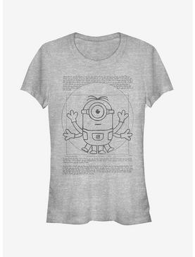 Minion da Vinci Man Girls T-Shirt, , hi-res