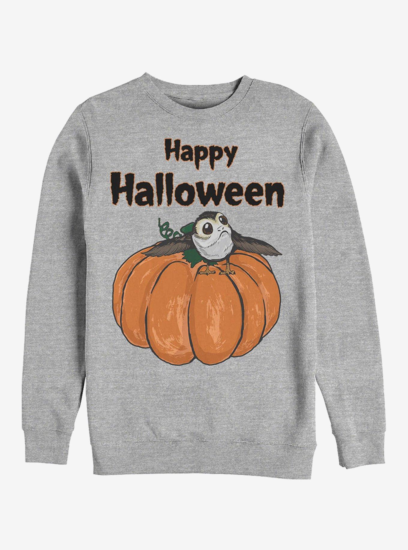 Happy Halloween Porg Sweatshirt, , hi-res