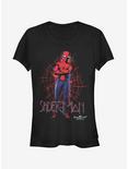 Marvel Spider-Man Homecoming Web Girls T-Shirt, BLACK, hi-res