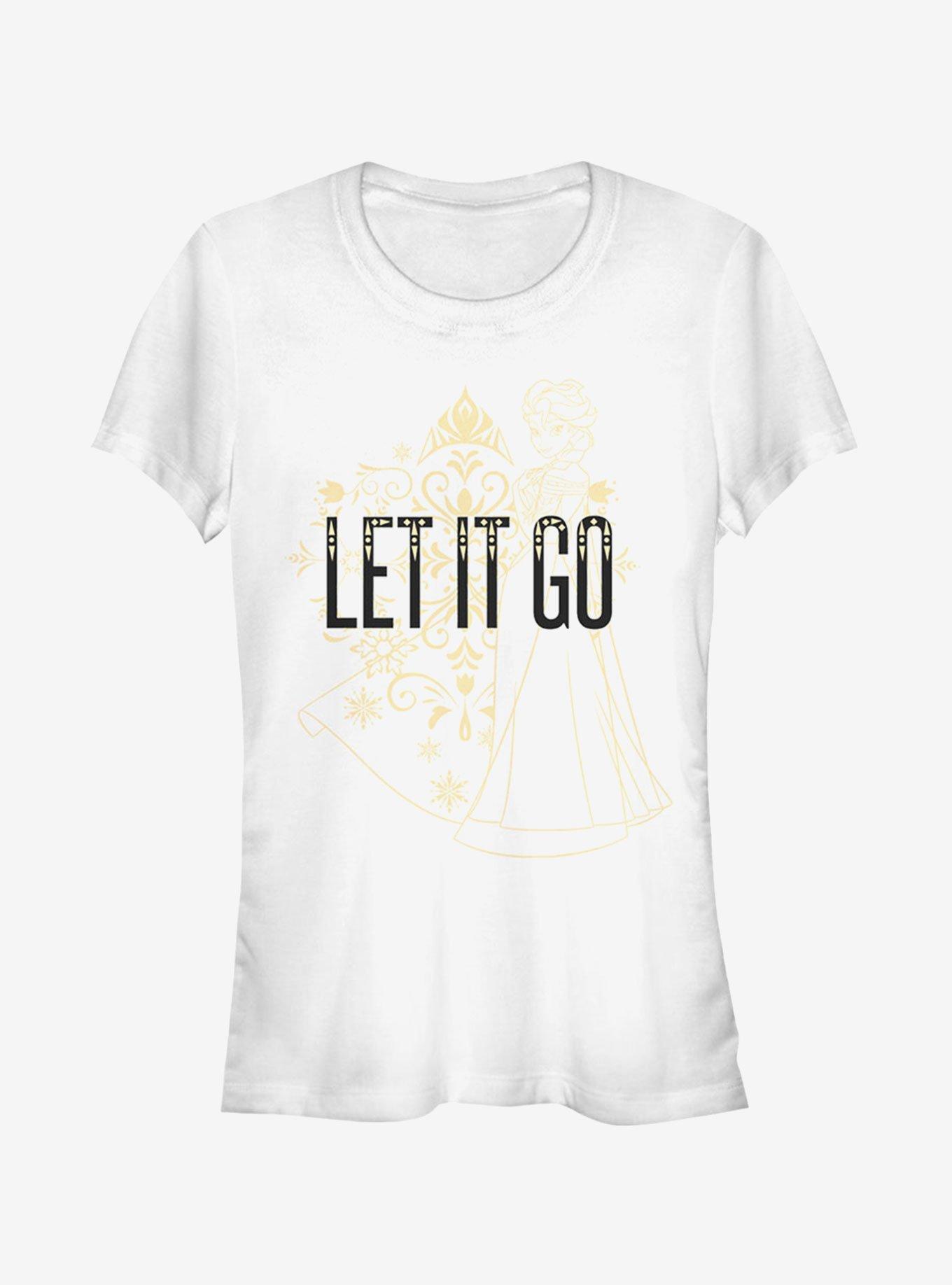 Disney Elsa Let It Go Girls T-Shirt, WHITE, hi-res