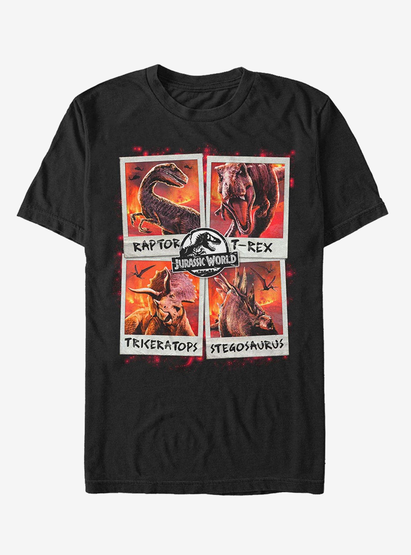 Jurassic World Fallen Kingdom Fire Polaroid T-Shirt, , hi-res