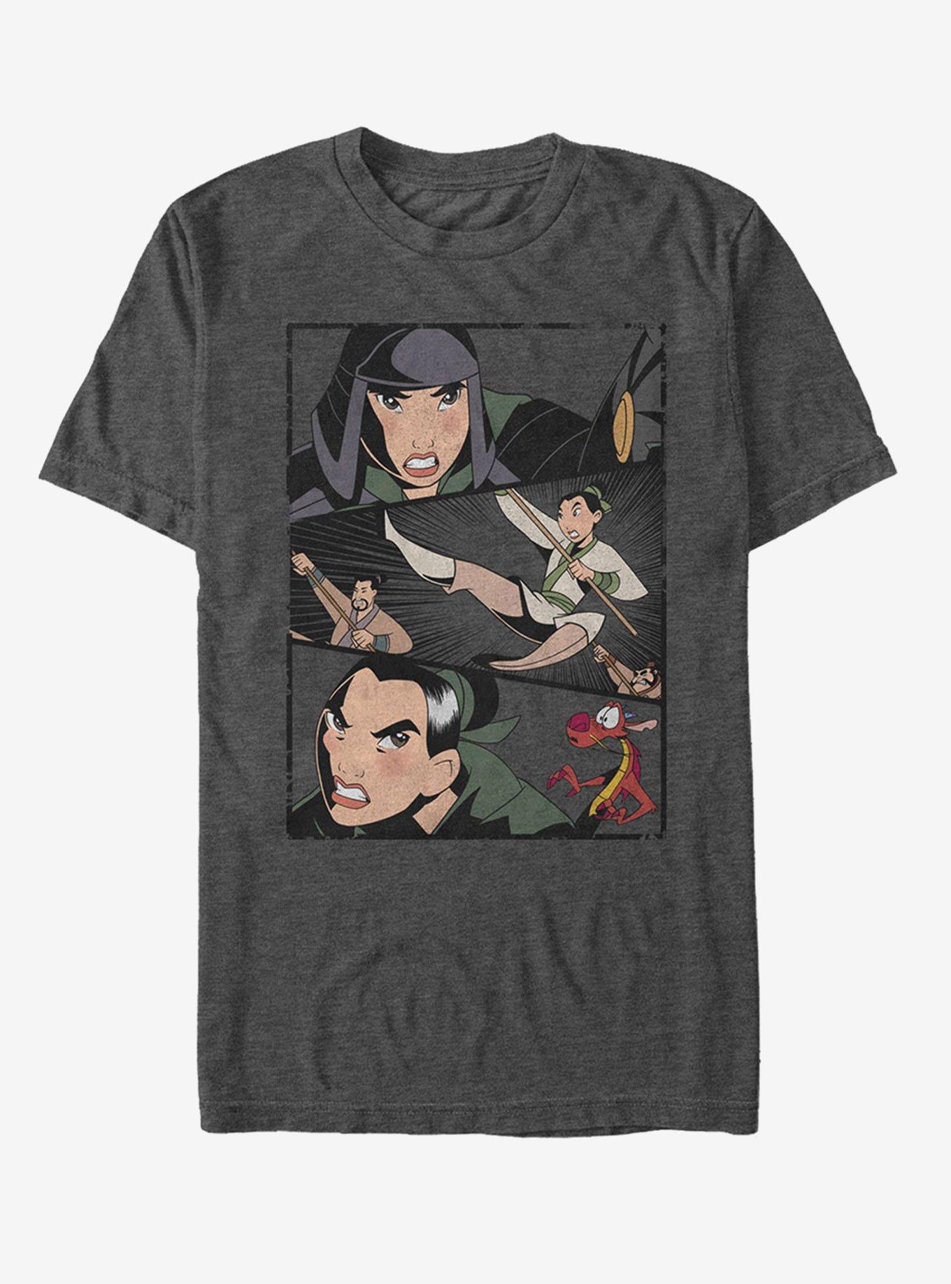 Disney Battle Panels T-Shirt, CHAR HTR, hi-res