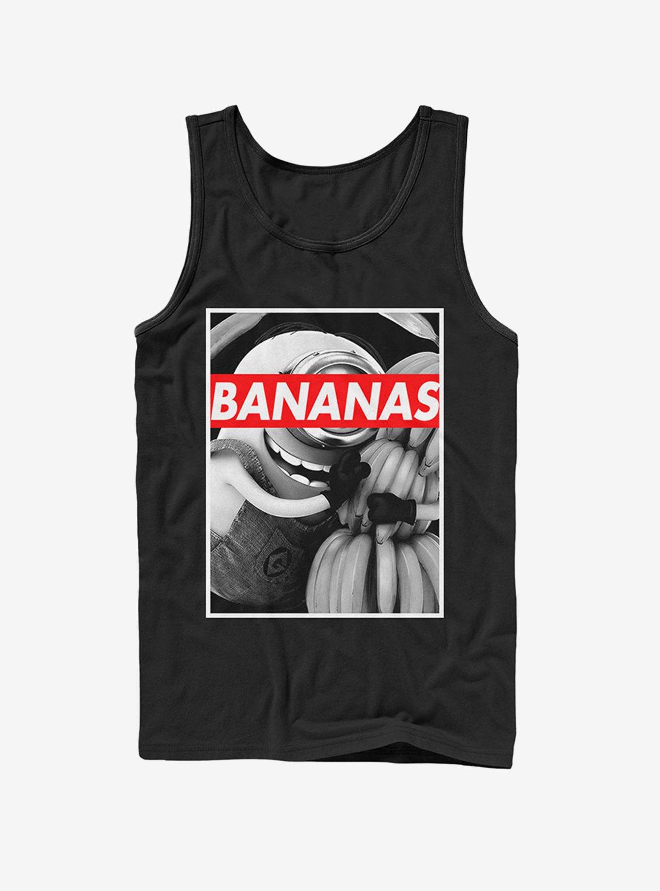 Minion Banana Love Tank, BLACK, hi-res