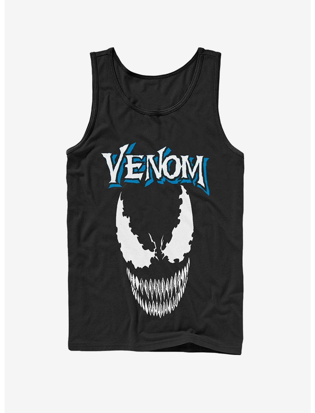 Marvel Venom Face Logo Tank, BLACK, hi-res