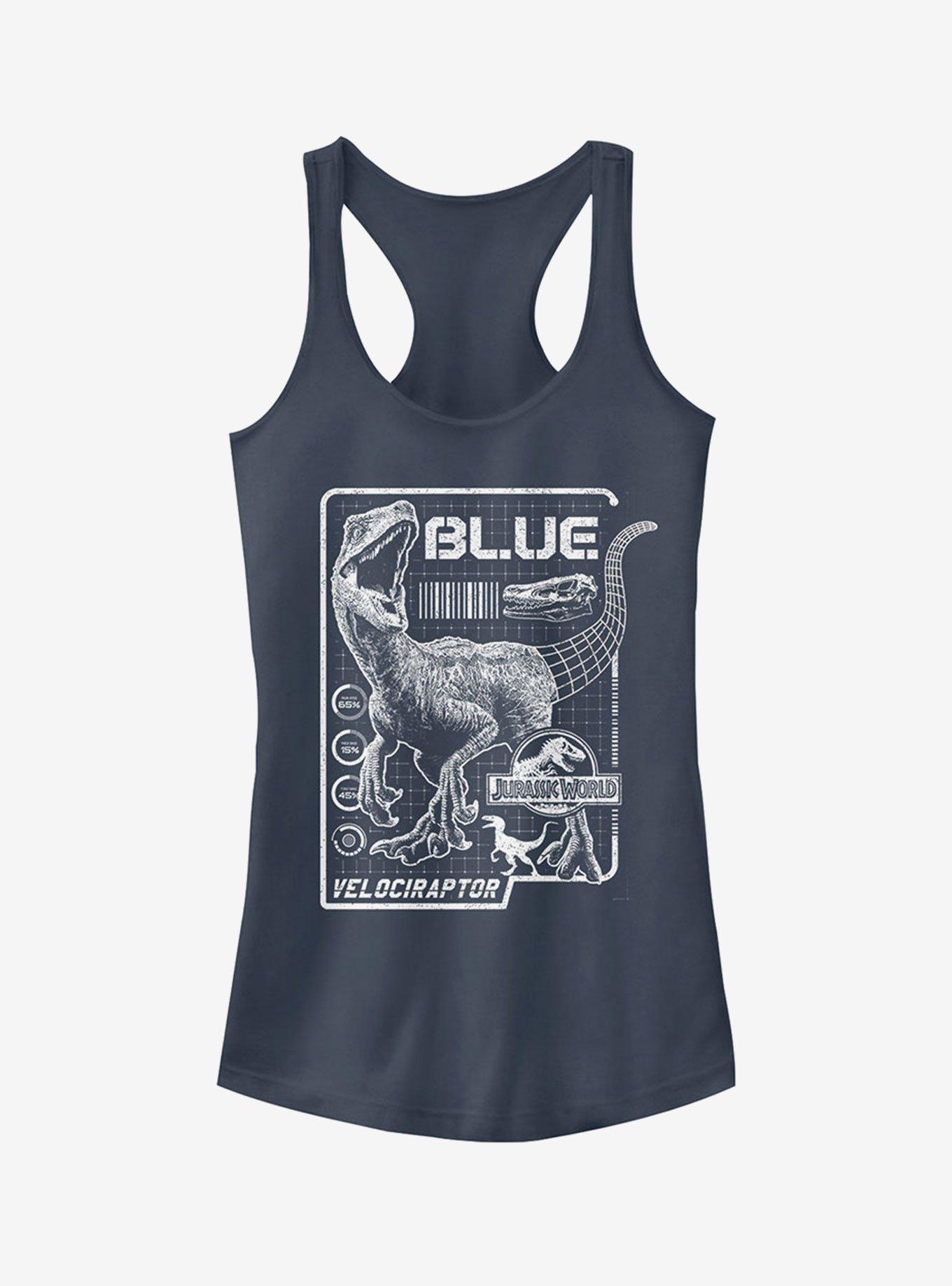 Jurassic World Fallen Kingdom Blue Details Girls Tank, , hi-res
