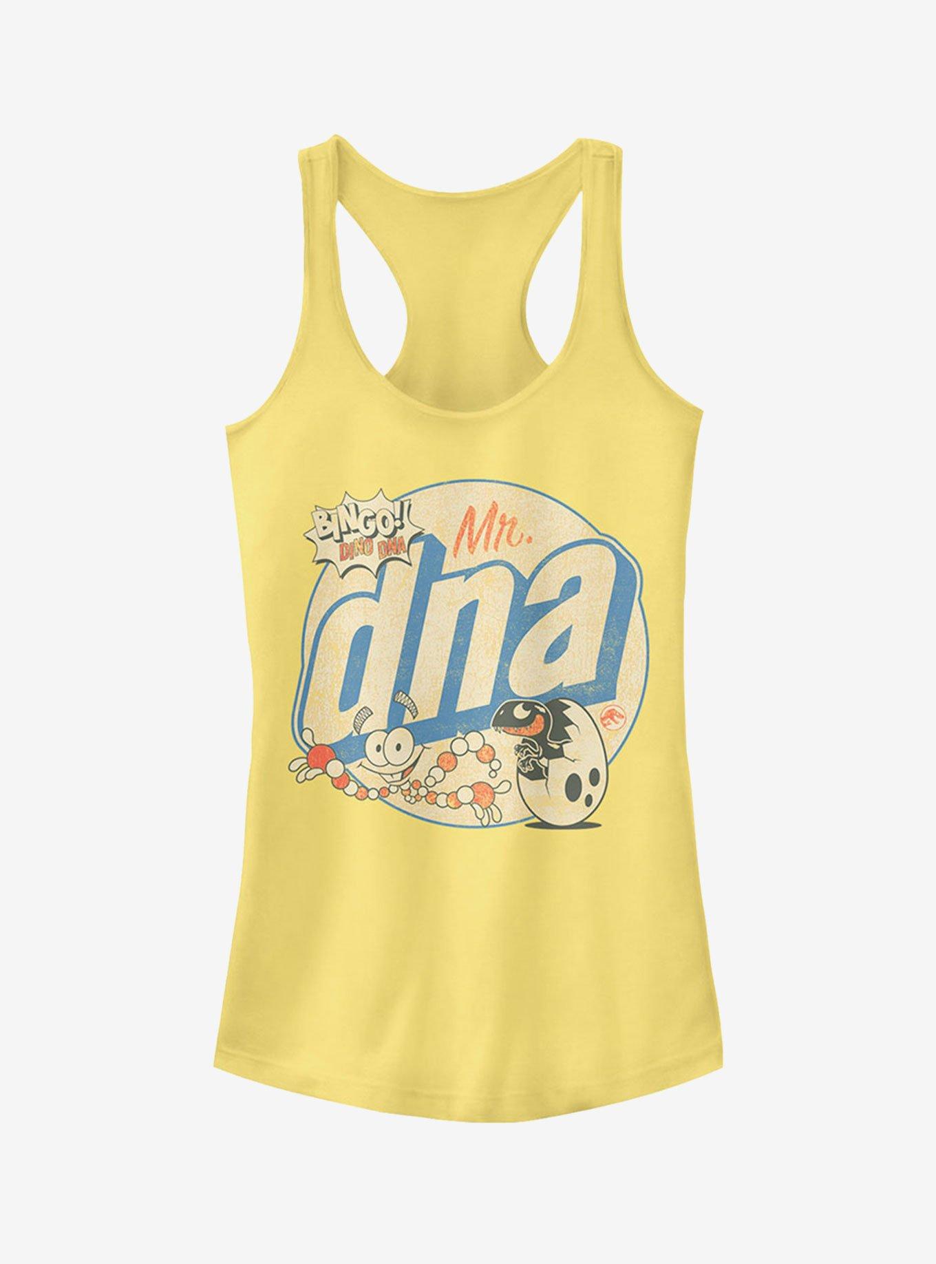 Mr. DNA Cartoon Girls Tank, BANANA, hi-res