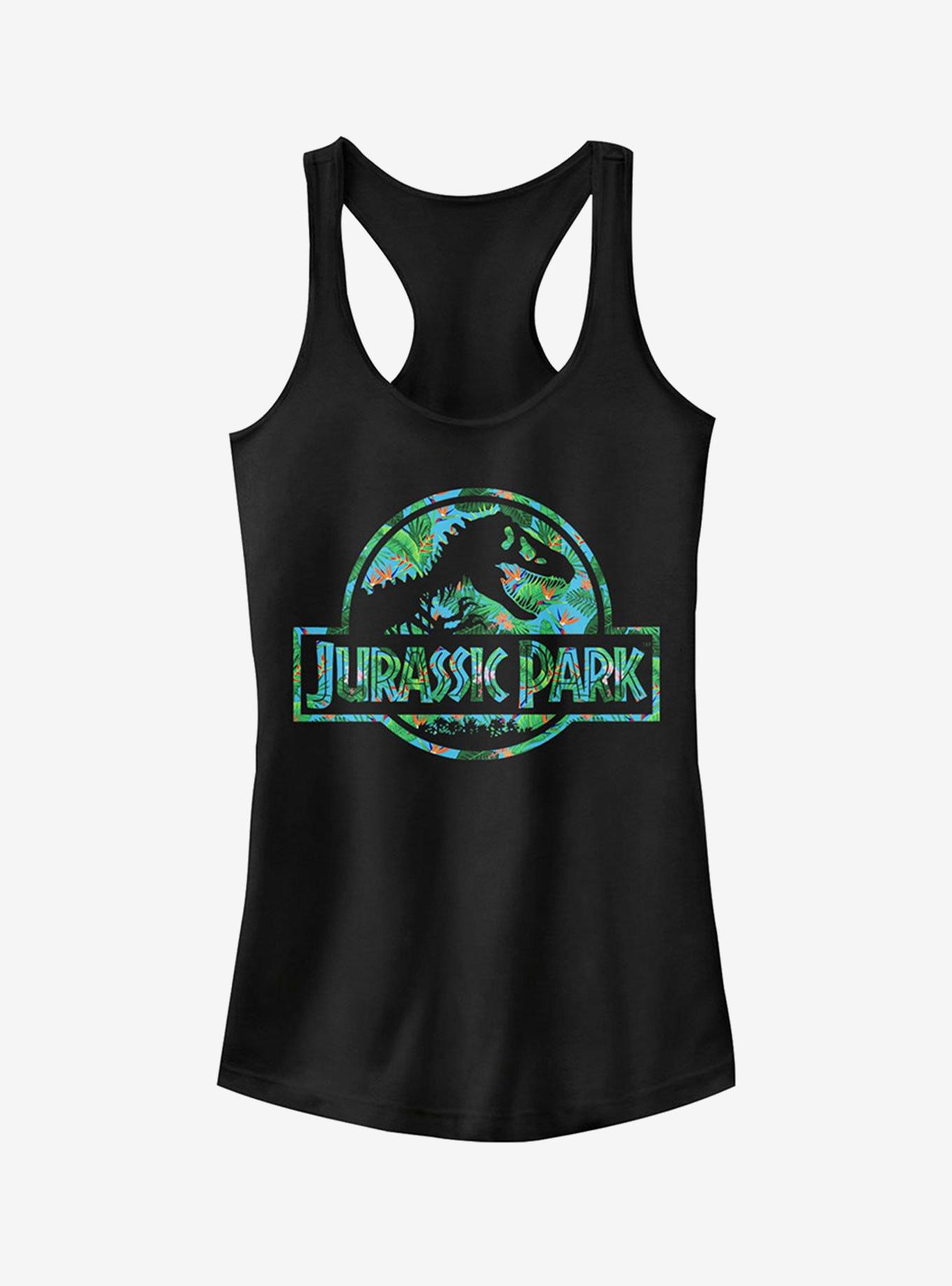 Floral T Rex Logo Girls Tank, , hi-res