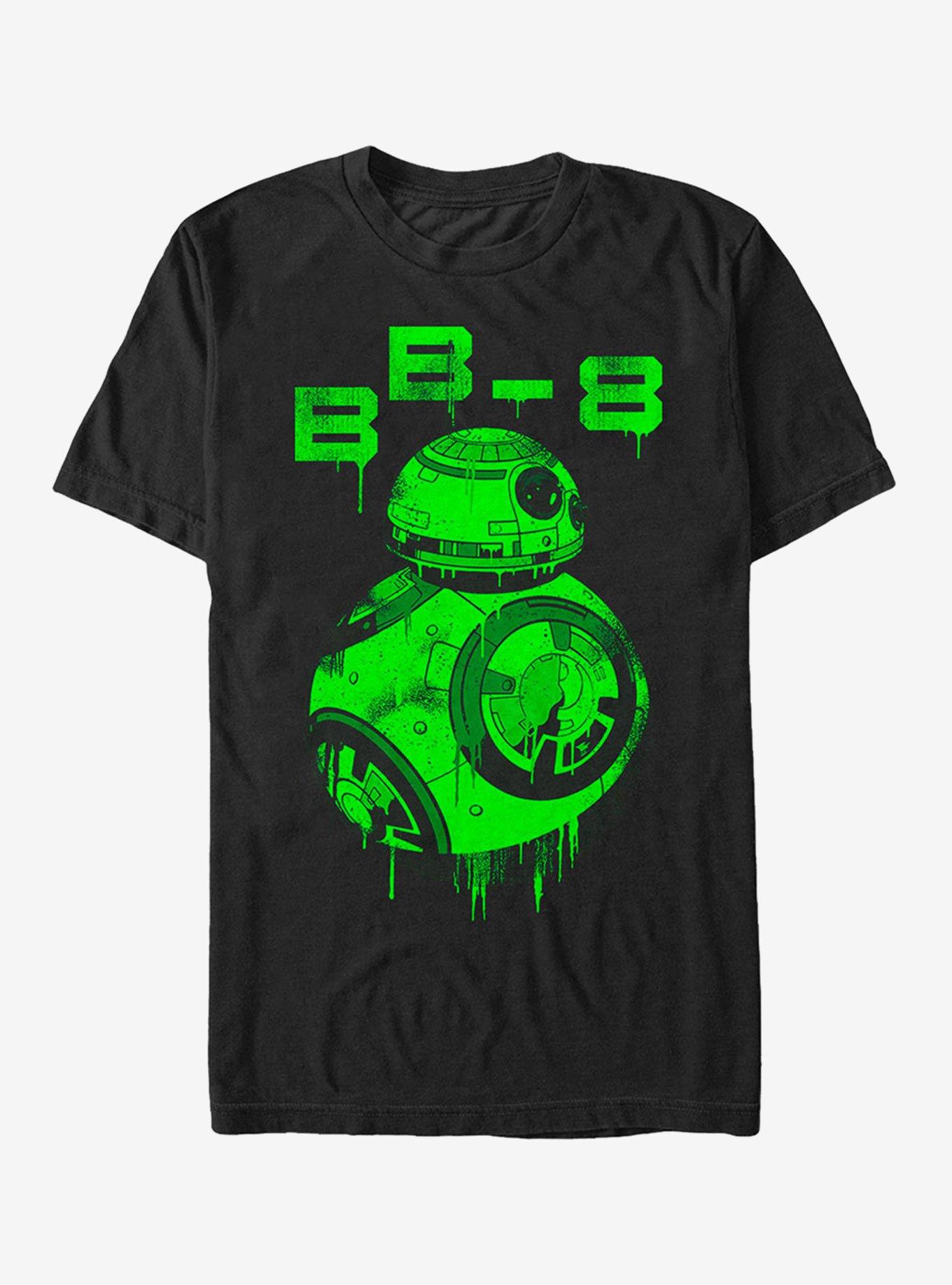 Halloween BB-8 Drip T-Shirt, BLACK, hi-res