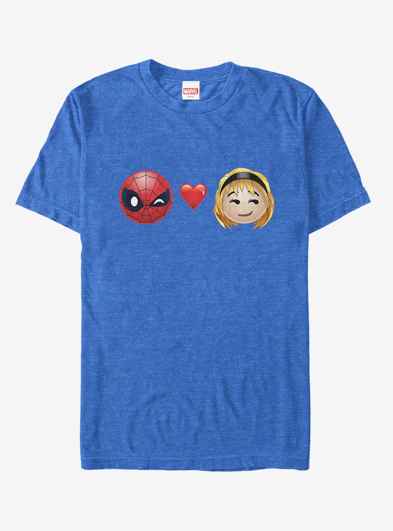 Marvel Spider-Man Emoji Love T-Shirt, ROY HTR, hi-res