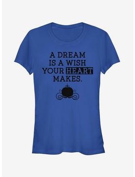 Disney A Dream Is A Wish Your Heart Makes Girls T Shirt Grey Hot Topic