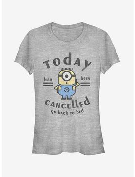 Minion Today Cancelled Girls T-Shirt, , hi-res