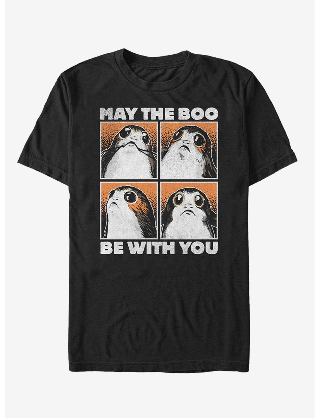 Halloween Porg Boo With You T-Shirt, BLACK, hi-res
