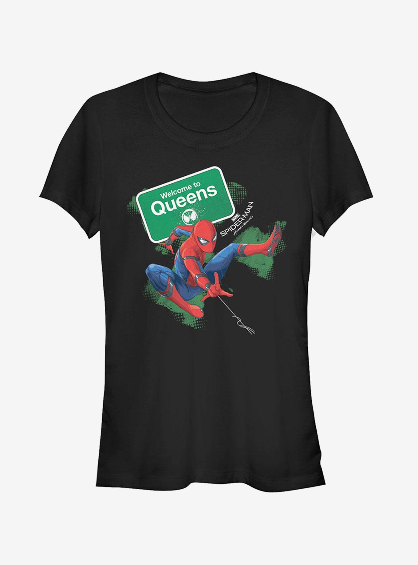 Marvel Spider-Man Homecoming Welcome to Queens Girls T-Shirt, BLACK, hi-res