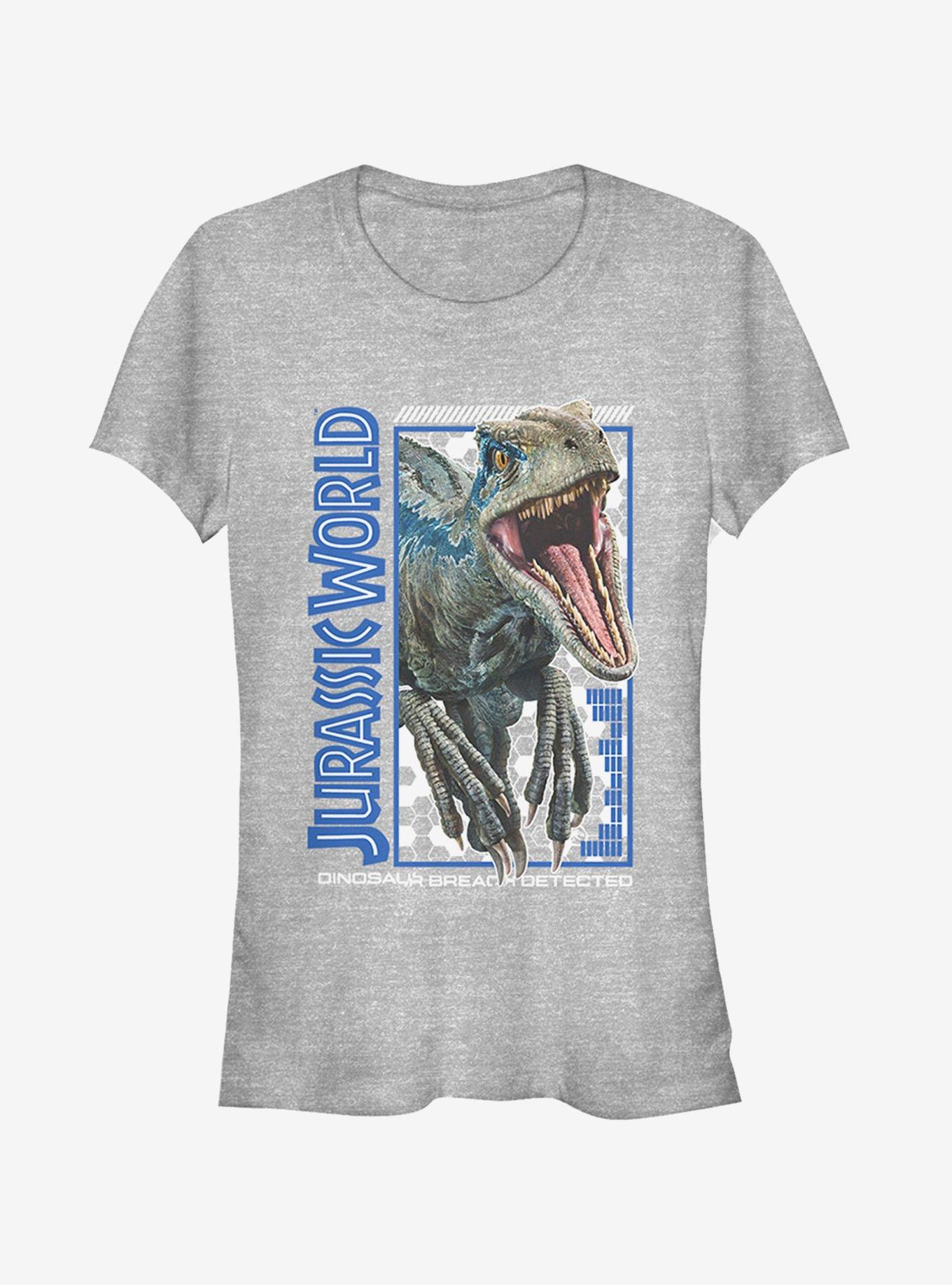 Jurassic World Fallen Kingdom Raptor Breach Girls T-Shirt, ATH HTR, hi-res