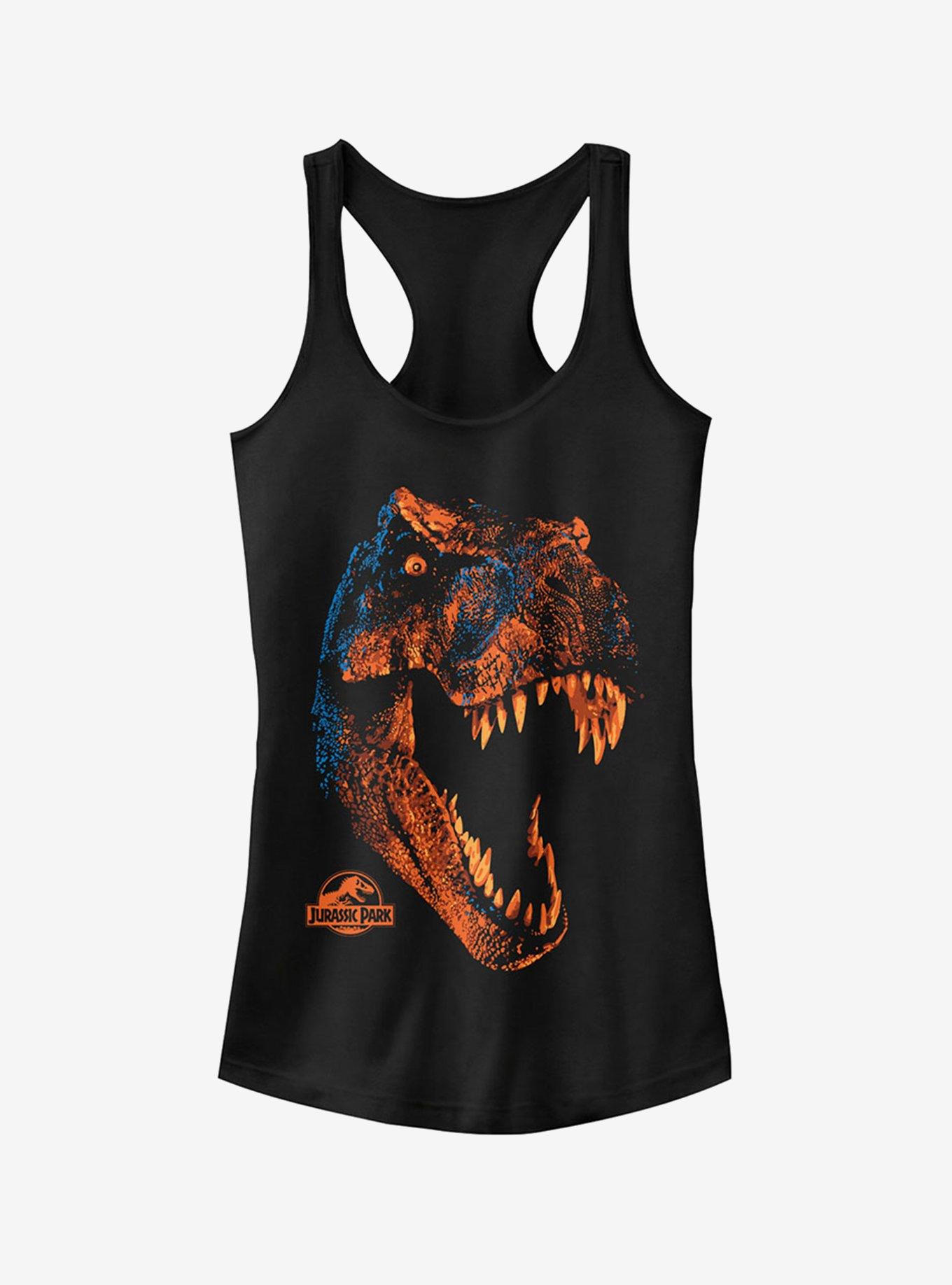 T. Rex Nightmare Girls Tank, BLACK, hi-res